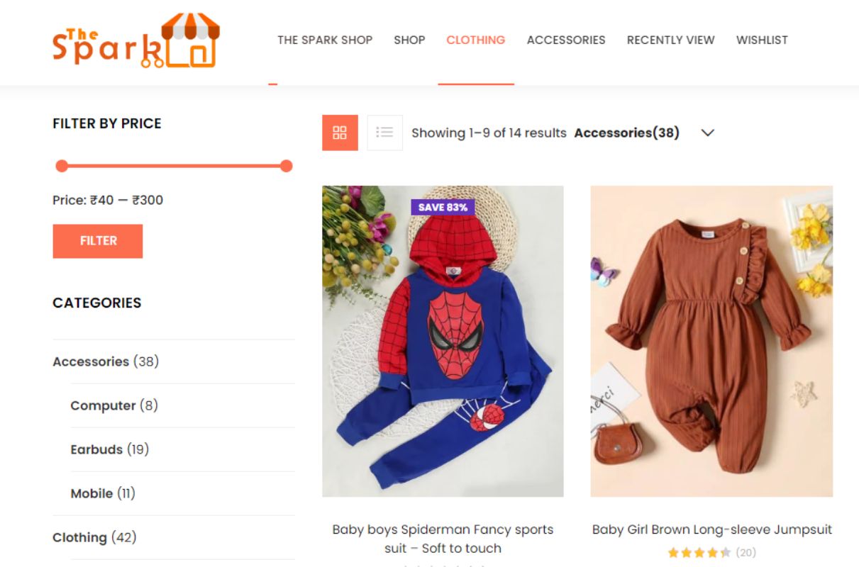 TheSpark Shop Baby Clothes for Boy and Girl